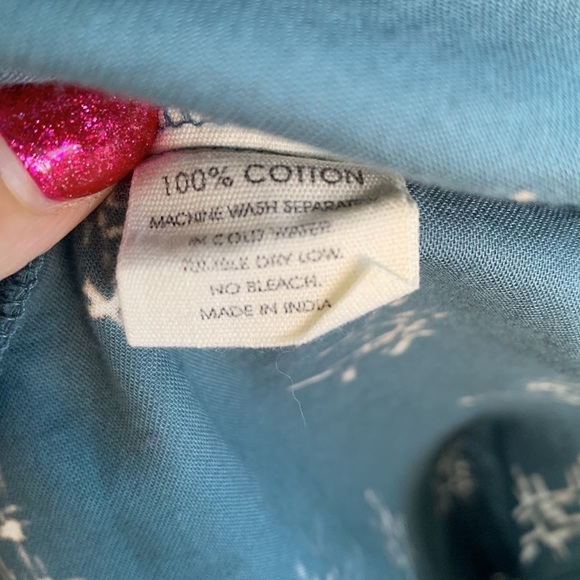 Passion Lilie Fit & Flare Fair Trade Pockets Tye Belt Sustainable Dress sz S - Picture 6 of 8